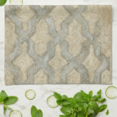 Decoratief zilver Bosbouw Theedoek (Gevouwen)