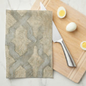 Decoratief zilver Bosbouw Theedoek (Quarter Fold)