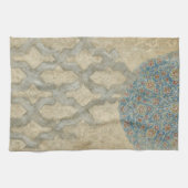 Decoratief zilver Bosbouw Theedoek (Horizontaal)