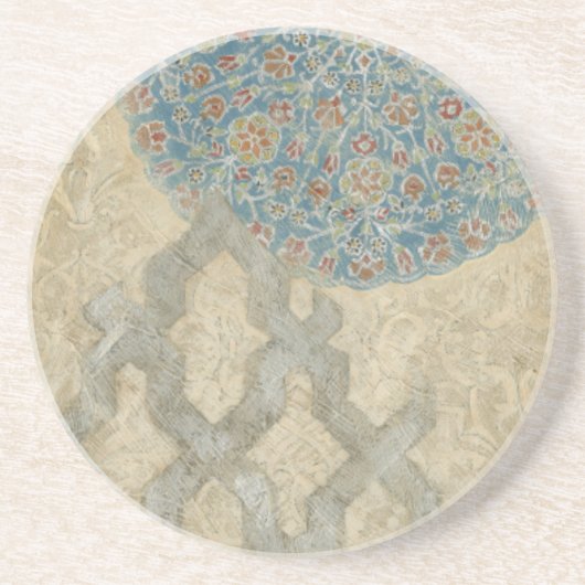 Decoratief zilver Bosbouw Zandsteen Onderzetter (Voorkant)