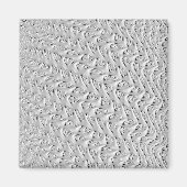 Decoratief zilverontwerp Magnet (Voorkant)