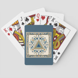 Decoratief Zuidwesters patroon Pokerkaarten