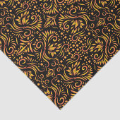 Decoratief zwart en goud tissuepapier (Detail)