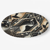 Decoratief Zwart Kat Abstract Papier Bord (Gekanteld)