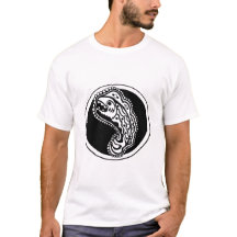 Decoratief zwart-wit visontwerp