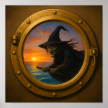 Decoratieposter voor hut op cruiseschip