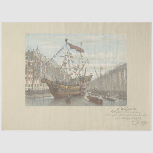 Decoraties op de Herengracht Decoupage Paper Tissuepapier (Voorkant)