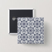 Decoraties Vierkante Button 5,1 Cm (Voorkant /achterkant)
