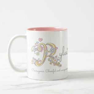 decoratieve aanduiding en mok