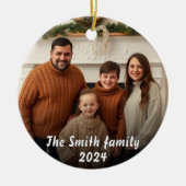 Decoratieve aangepaste familie Ornament (Voorkant)