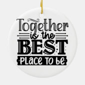 Decoratieve aangepaste familie Ornament (Achterkant)