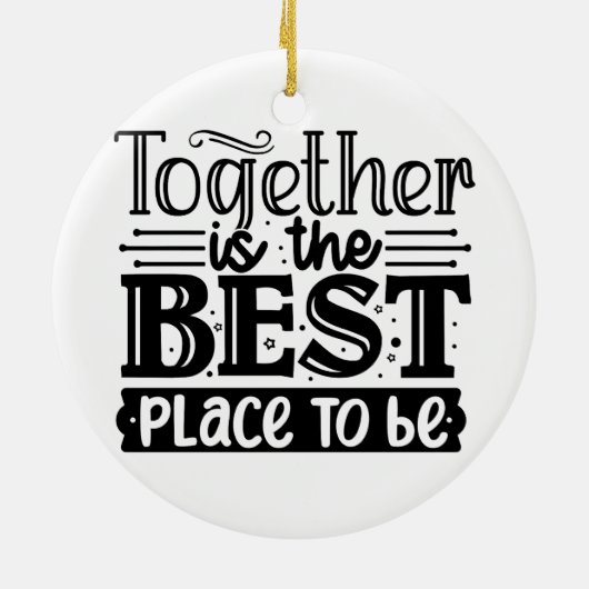 Decoratieve aangepaste familie Ornament (Achterkant)