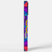 Decoratieve abstracte bloemvorm Case-Mate iPhone case (Achterkant / Rechts)