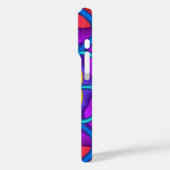 Decoratieve abstracte bloemvorm Case-Mate iPhone case (Achterkant / Links)