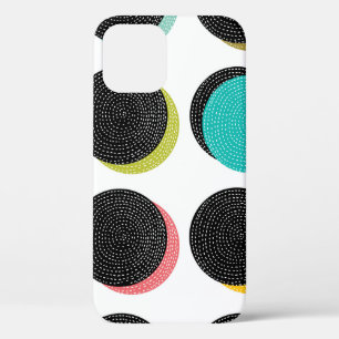 Decoratieve abstracte polka-punten in de stijl van Case-Mate iPhone case
