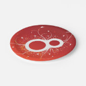 Decoratieve acht papieren Borden Papieren Bordje (Gekanteld)