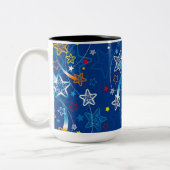 Decoratieve afzuigstaarten Mok patroon (Links)