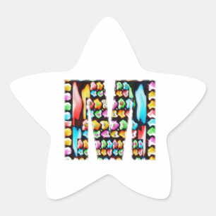 Decoratieve alfabetten - Feest Giveaway Ster Sticker