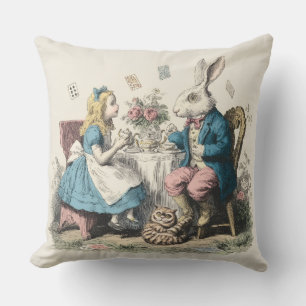 Decoratieve Alice in Wonderland kussenhoes Kussen
