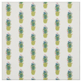 Decoratieve Ananas voor Kerstmis, stof (Swatch)