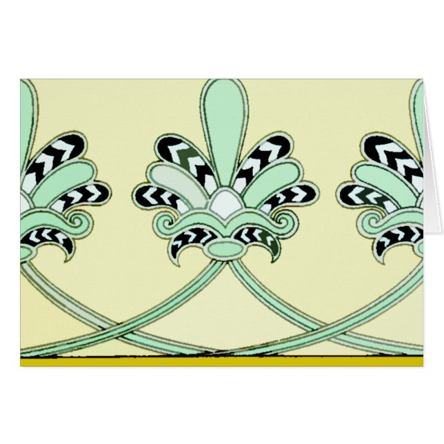 Decoratieve Assyrische ontwerpkaarten (Voorkant Horizontaal)