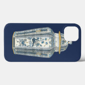 Decoratieve Aziatische urine in blauw en wit Case-Mate iPhone Case (Achterkant (horizontaal))