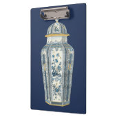 Decoratieve Aziatische urine in blauw en wit Klembord (Links)
