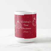 Decoratieve Baby's Eerste Kerstmis Koffiemok (Center)