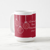 Decoratieve Baby's Eerste Kerstmis Koffiemok (Voorkant links)