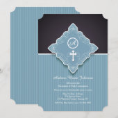 Decoratieve badge uitnodiging (Voorkant / Achterkant)