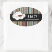 Decoratieve Bakkerij Prijs Label Stickers (Tas)