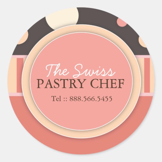 Decoratieve bakkerij Stickers (Voorkant)