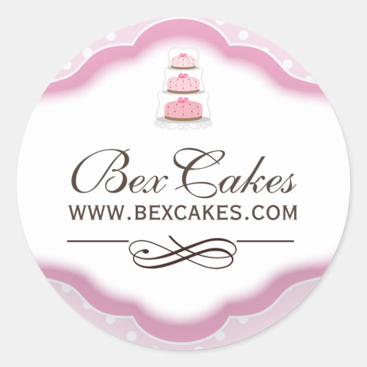 decoratieve bakkerij Stickers (Voorkant)