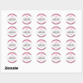 Decoratieve bakkerij-stickers ronde sticker (Vel)