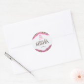Decoratieve bakkerij-stickers ronde sticker (Envelop)