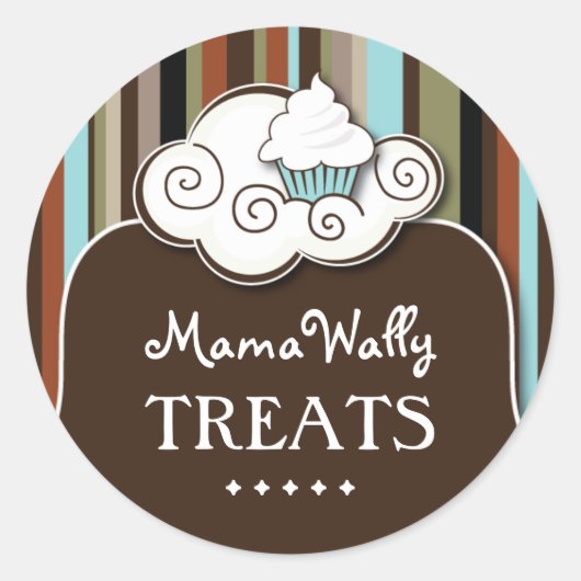 Decoratieve banketbakker Stickers (Voorkant)