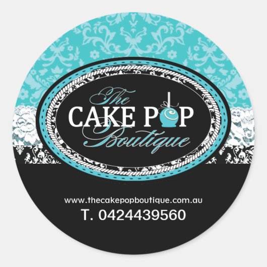 Decoratieve banketbakker Stickers (Voorkant)