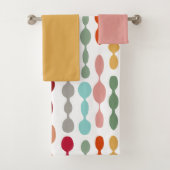 Decoratieve Barbells Bath Towel Set Bad Handdoek (Insitu)