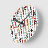 Decoratieve Barbells Ronde Klok (Hoek)