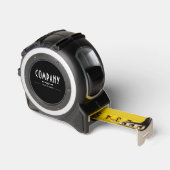 Decoratieve bedrijfsnaam rolmaat (Hoek)