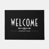 Decoratieve bedrijfsnaam, Welkom Deurmat (Voorkant)