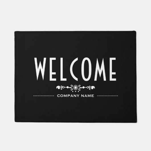 Decoratieve bedrijfsnaam, Welkom Deurmat (Voorkant)