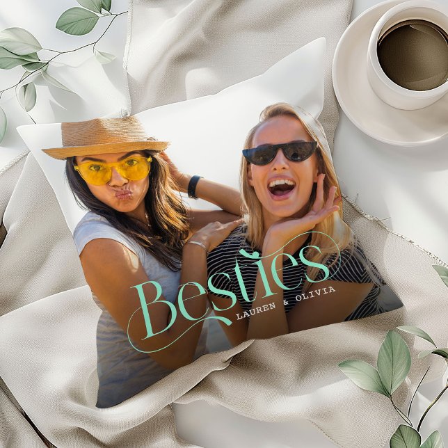 Decoratieve BESTIES, Beste Vrienden Overlay Foto Kussen (Creator heeft geüpload)