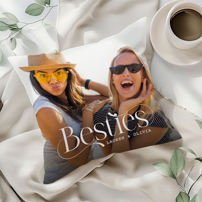 Decoratieve BESTIES, Beste Vrienden Overlay Foto Kussen (Creator heeft geüpload)