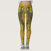 Decoratieve Bird Lady Leggings (Voorkant)