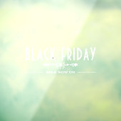 Decoratieve Black Friday Sale Raamsticker (Vel 3)