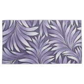 Decoratieve bladeren in Amethyst en White Kussensloop (Voorkant-Rechts)