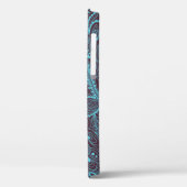 Decoratieve bladeren: naadloze patroonachtergrond Case-Mate iPhone case (Achterkant / Links)