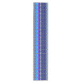 Decoratieve blauwe kersttafelloper medium tafelloper (Voorkant)