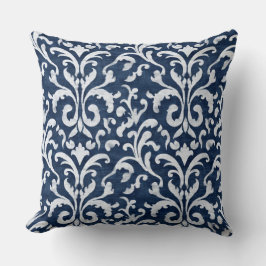 Decoratieve blauwe kussensloop kussen